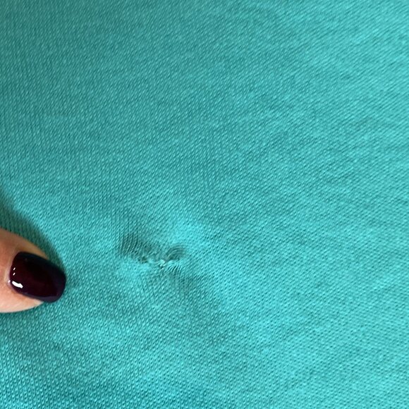 Woman Within Pull On Pants Size 5X Turquoise Elastic Stretch Athleisure Comfort - Picture 12 of 12